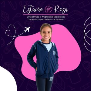 Jaqueta Flanelada Escolar Doce Poly