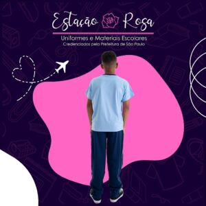 Calça Tradicional sem Flanela Escolar Doce Poly - Imagem 2