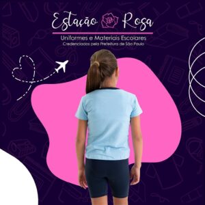 Baby Look Escolar Colégio Doce Poly - Imagem 2