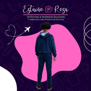 Calça Tradicional Flanelada Escolar Poly Master - Imagem 2