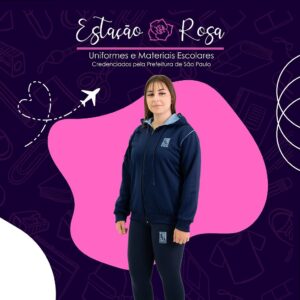 Jaqueta Flanelada Escolar Poly Master - Imagem 2