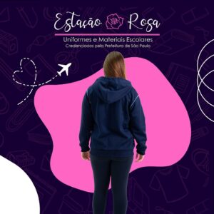 Jaqueta Flanelada Escolar Poly Master - Imagem 3