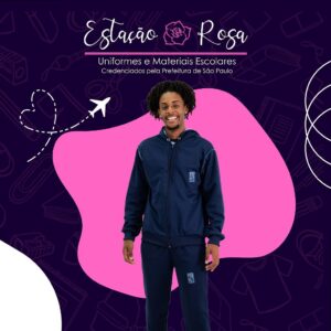 Jaqueta Flanelada Escolar Poly Master - Imagem 4