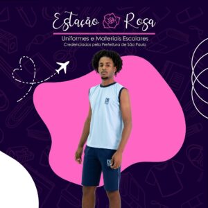 Camiseta Regata Escolar Poly Master - Imagem 3