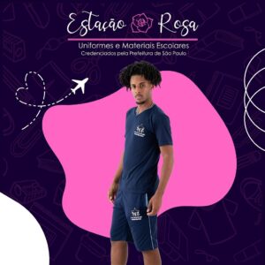 Camiseta Azul Escuro Tradicional Sebastião Faria Zimbres - Imagem 2