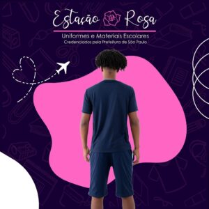 Camiseta Azul Escuro Tradicional Sebastião Faria Zimbres - Imagem 3