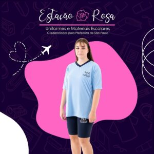 Camiseta Azul Claro Tradicional Sebastião Faria Zimbres - Imagem 2