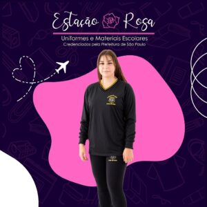Camiseta Manga Longa Escolar Paulo Sarasate