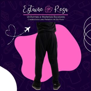 Calça Tradicional sem Flanela Escolar Norberto Mayer