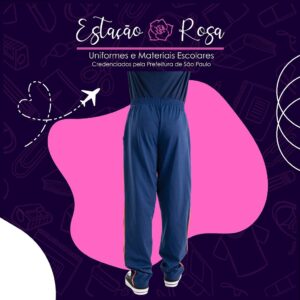 Calça Tradicional sem Flanela Escolar Jardim Limoeiro - Imagem 3