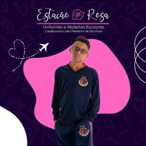Camiseta Manga Longa Escolar Jardim Limoeiro