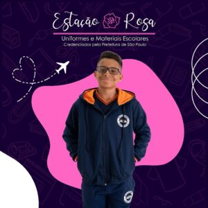 Jaqueta Flanelada Escolar Jardim Limoeiro