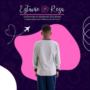 Camiseta Manga Longa Escolar Joaquim Silvério - Imagem 2