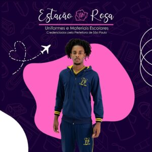 Jaqueta Flanelada Escolar Fernando Pessoa - Imagem 2