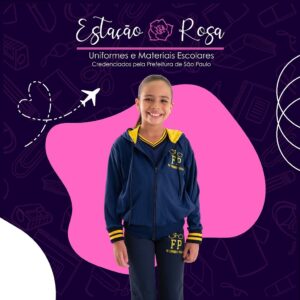 Jaqueta sem Flanela Escolar Fernando Pessoa
