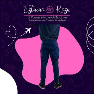 Calça Tradicional sem Flanela Escolar Fernando Pessoa - Imagem 2