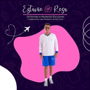 Camiseta Manga Longa Escolar Benedito Estevam