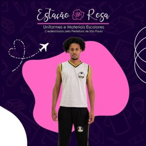 Camiseta Regata Escolar Pedro Taques