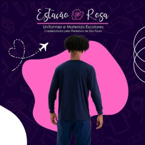 Camiseta Manga Longa Escolar João Borges - Imagem 3