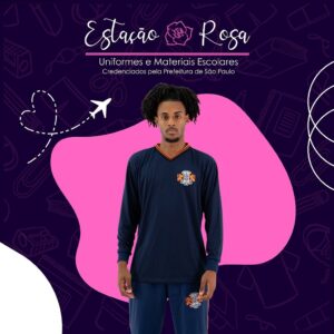 Camiseta Manga Longa Escolar Orville Derby